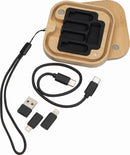 Kabli in adapterji, v bambus škatlici