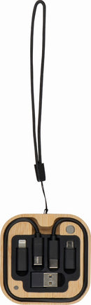 Kabli in adapterji, v bambus škatlici