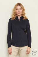 Ženska poslovna srajca dolg rokav