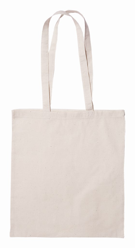 Bombažna vrečka - dolg roč, 180g/m²