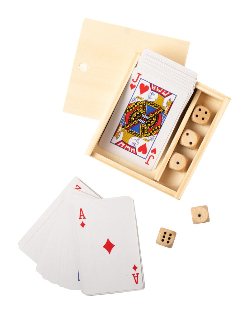Set igralne karte in kocke