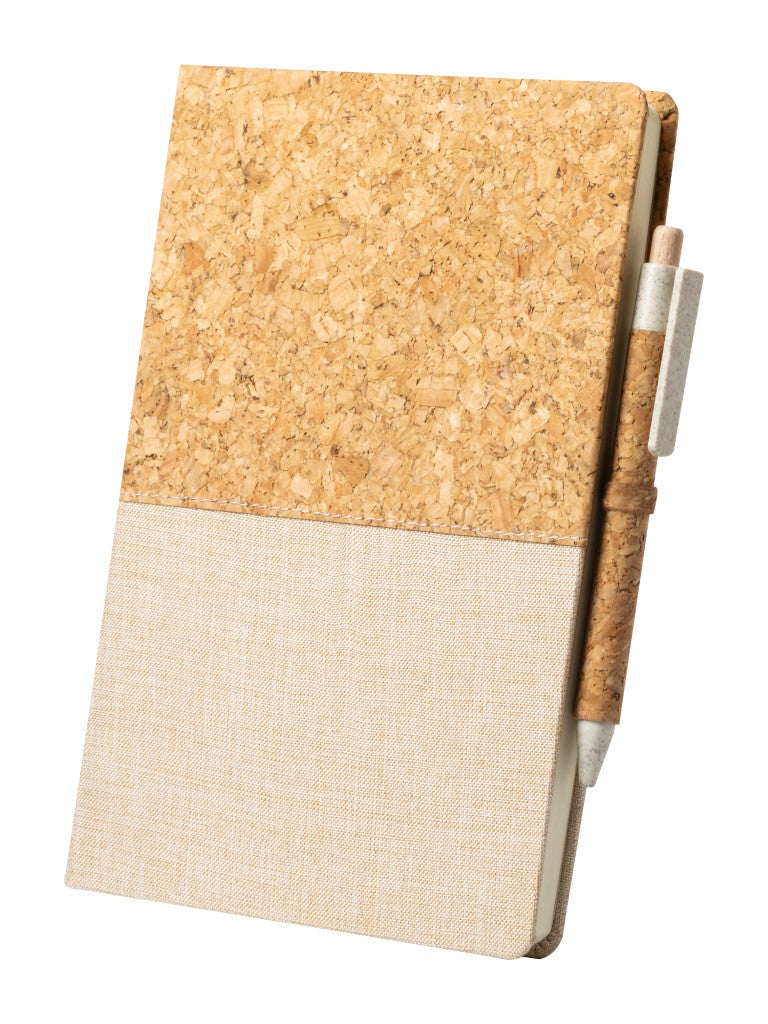 Notesnik A5, pluta-bombaž