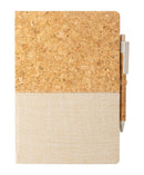 Notesnik A5, pluta-bombaž
