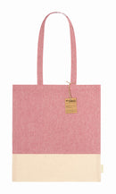 Dvobarvna bombažna vrečka, dolg roč