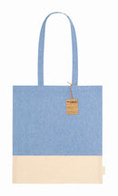 Dvobarvna bombažna vrečka, dolg roč