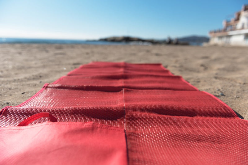 Ležalna podloga za plažo - pletena