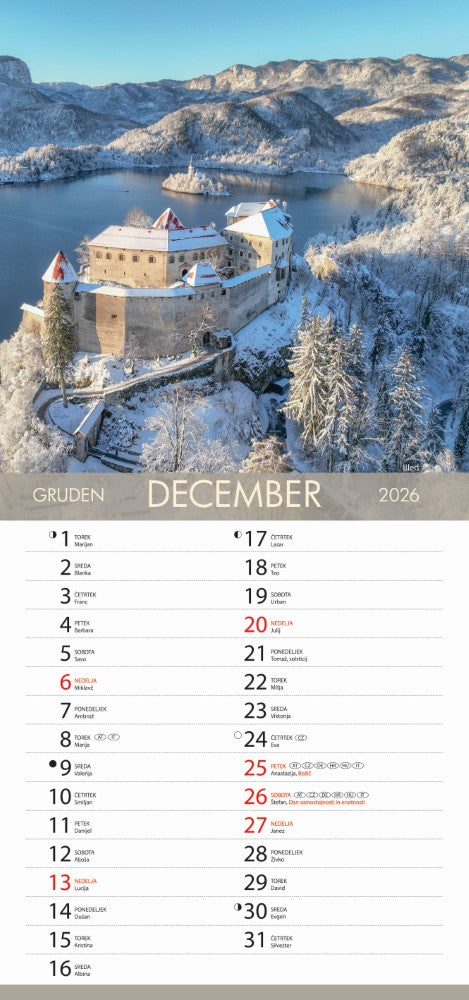 Koledar Čudovita Slovenija