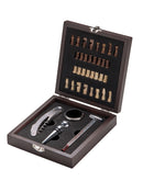 Šah in set za vino - štiridelni