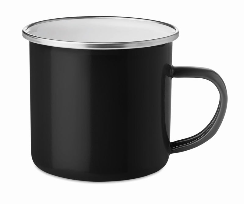 Retro kovinski lonček - 350ml