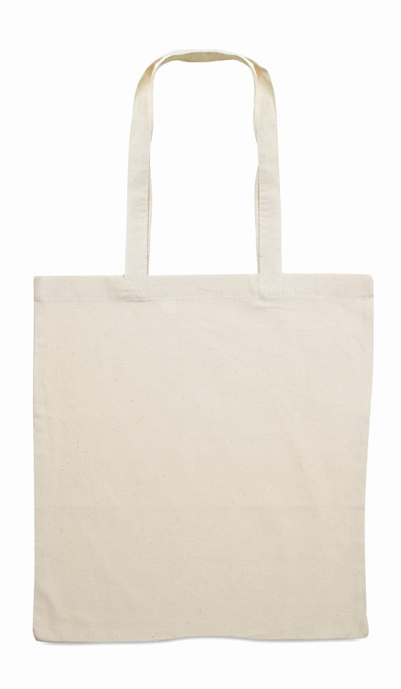 Bombažna vrečka - dolga roča, 180g/m² 