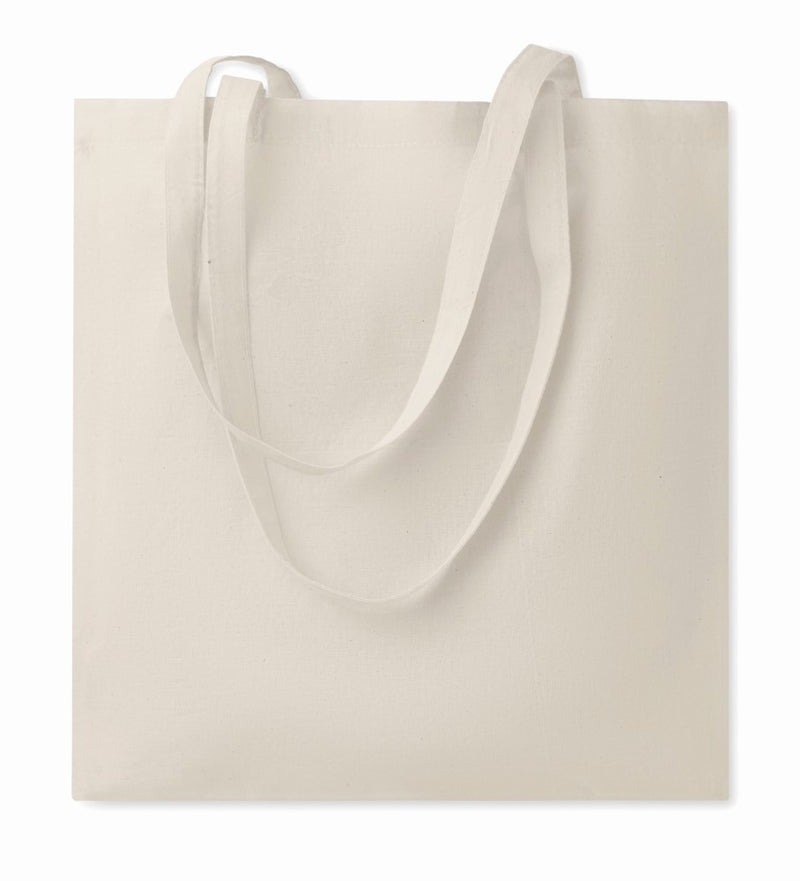 Bombažna vrečka - dolga roča, 180g/m²